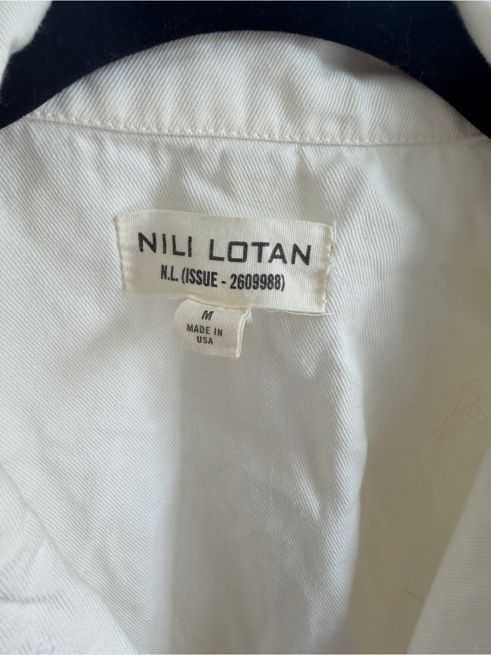 Nili Lotan Off-White Utility Tie-Waist Jumpsuit M - Picture 4 of 5